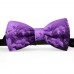 Papion personalizat, model liliac, flori mov